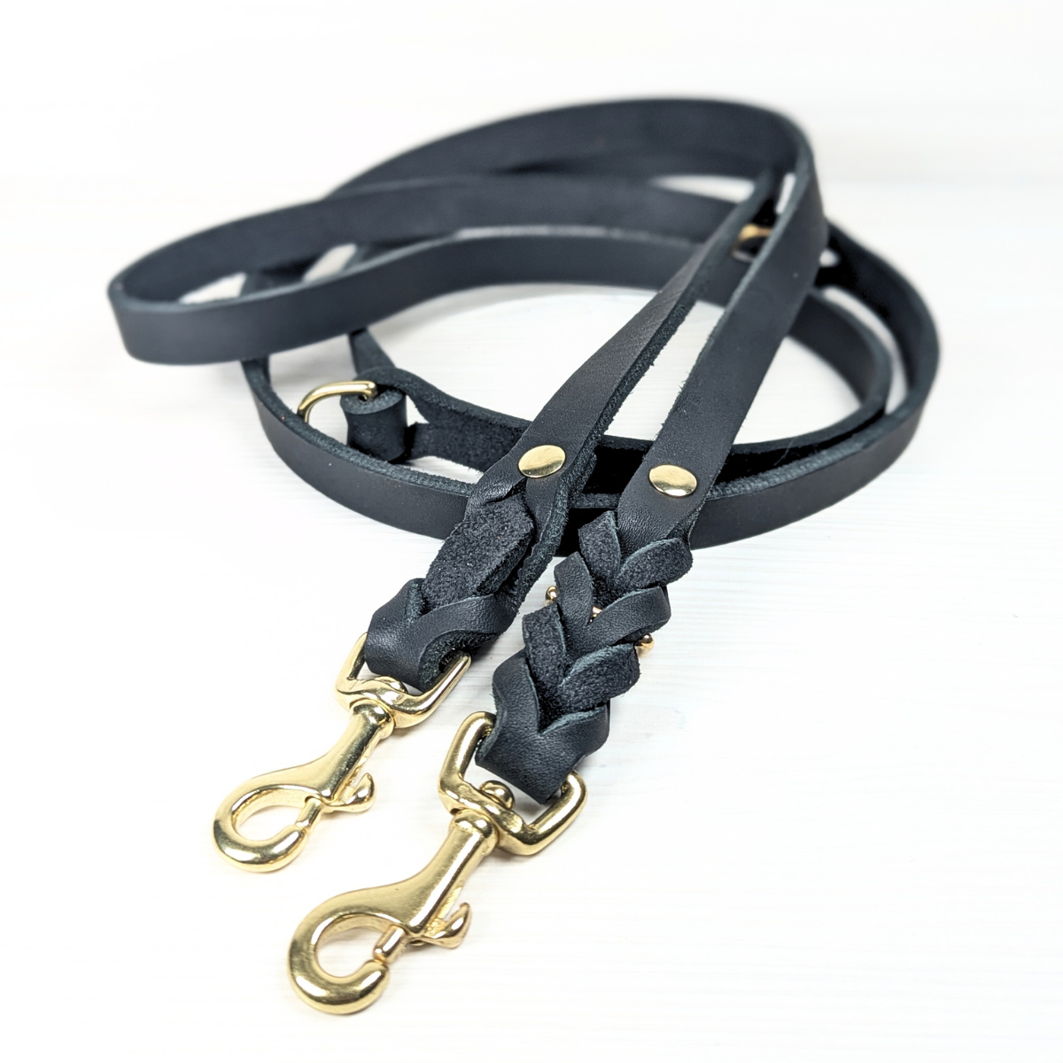 Fettleder Hundeleine 