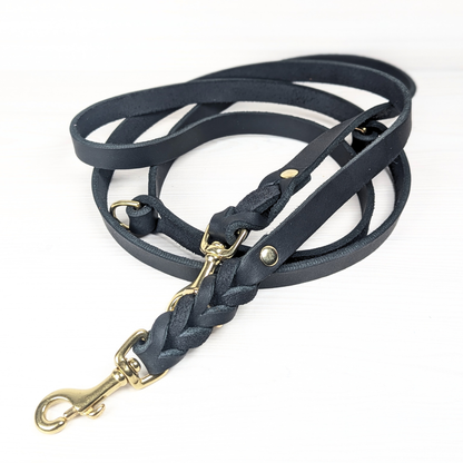 Fettleder Hundeleine "2m" 15mm breit