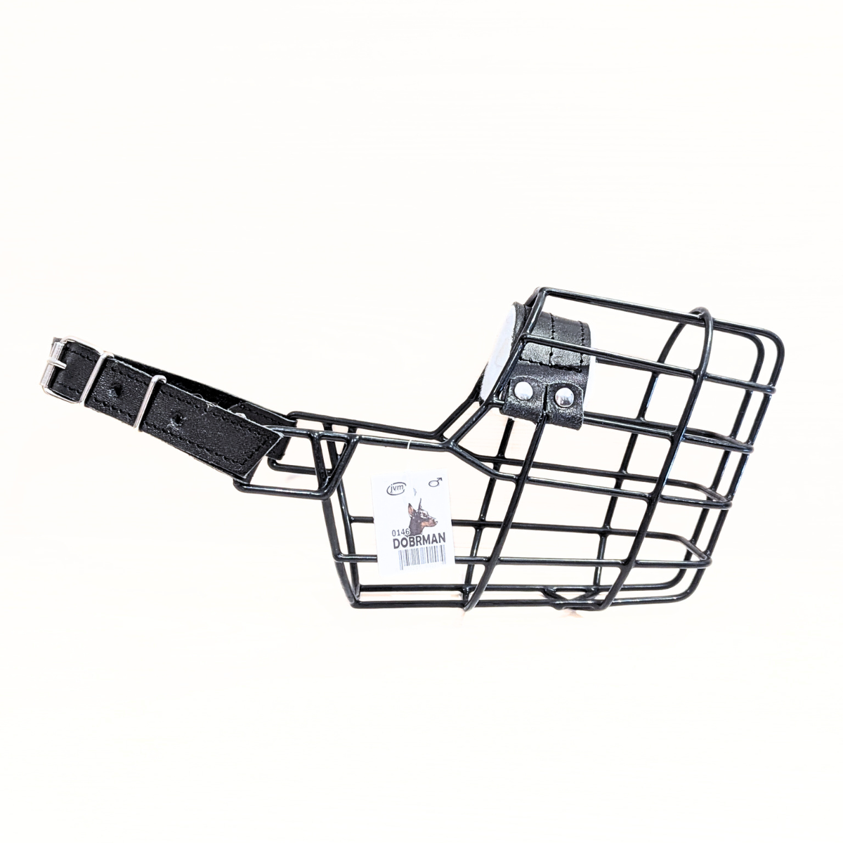 JVM Dobermann Rüde "Safety First" Maulkorb schwarz