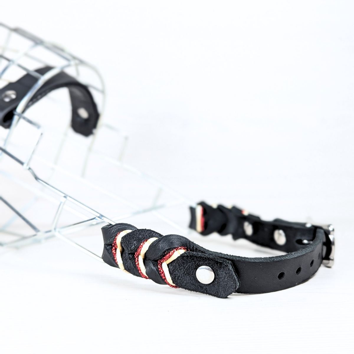 Verschlussriemen / Nackenriemen "Fettleder"